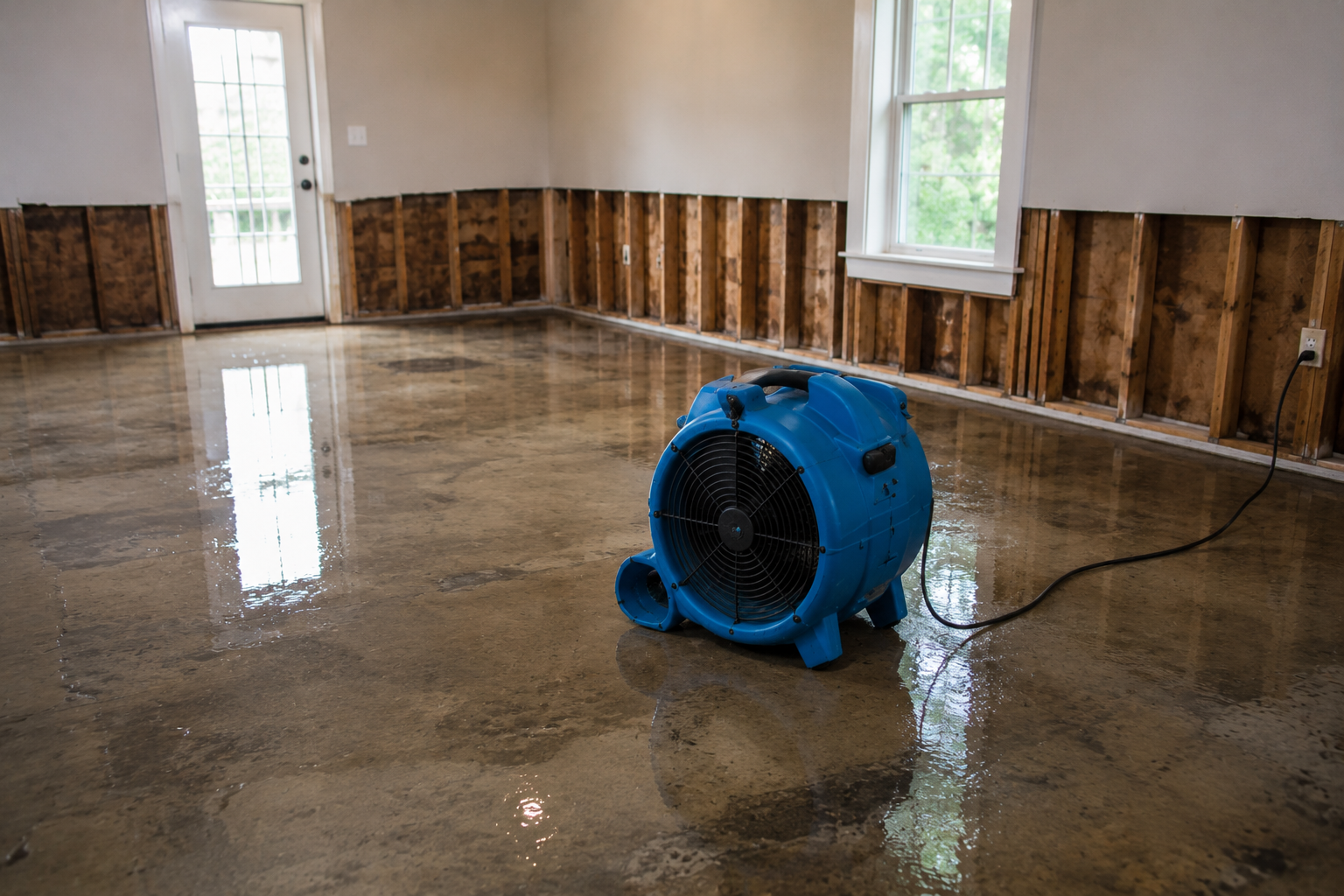 water damage restoration equipment Santa Ana