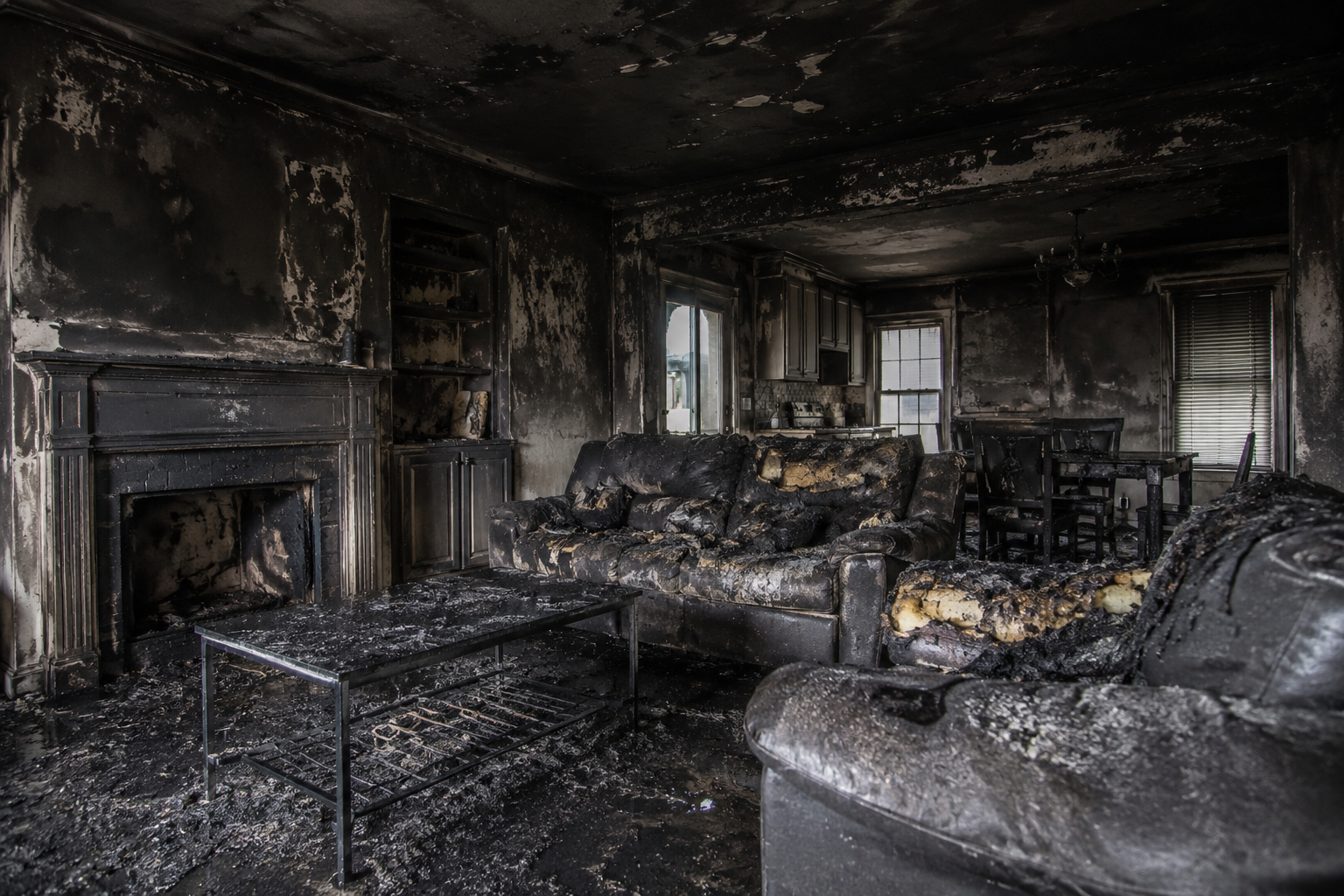 fire and smoke damage restoration Santa Ana